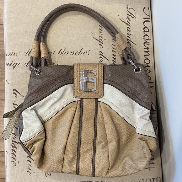 GUESS Snake Print Faux-Leather Purse - Picture 1 of 10